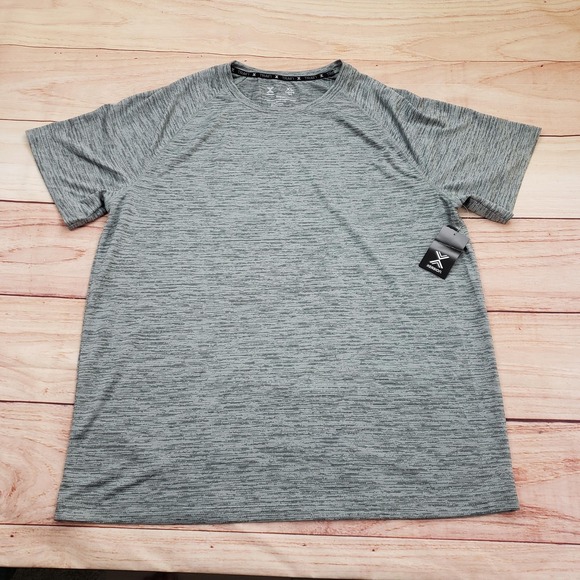 Xersion Shirt Mens XL Gray Everair Training Tee Athletic Performance Gym Top - Picture 1 of 8